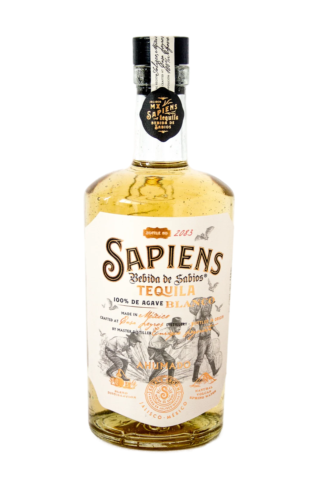 Sapiens Tequila Ahumado 750 ml bottle